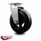 Service Caster 6 Inch Rubber on Cast Iron Wheel Swivel Caster with Roller Bearing SCC SCC-20S620-RSR - alternate 2